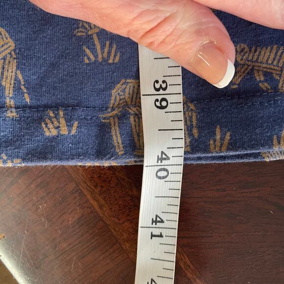 Mata Traders Shift Dress XL Organic Cotton Pockets Elephants Fair Trade - Picture 6 of 6